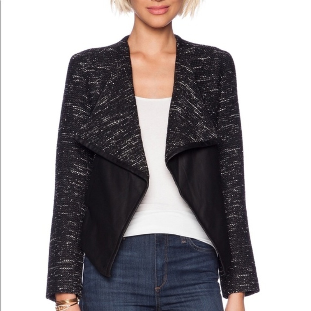BB Dakota/Anthropologie -RENATA DRAPE FRONT JACKET
